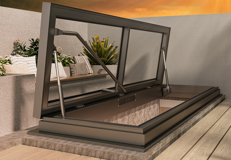 Electric overhead sunroof