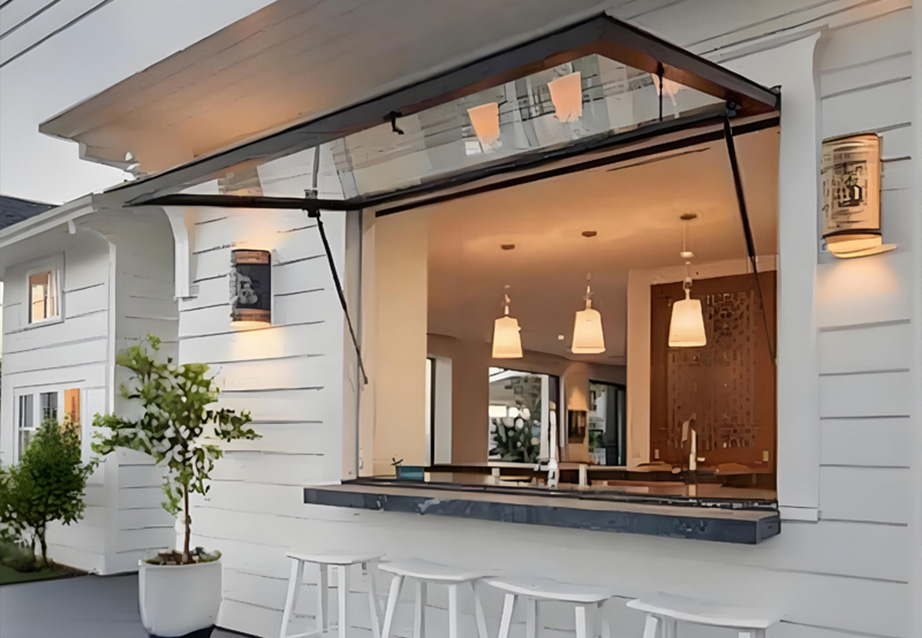 Outer-hung window