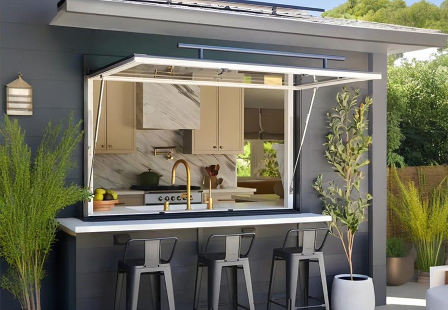 Outer-hung window