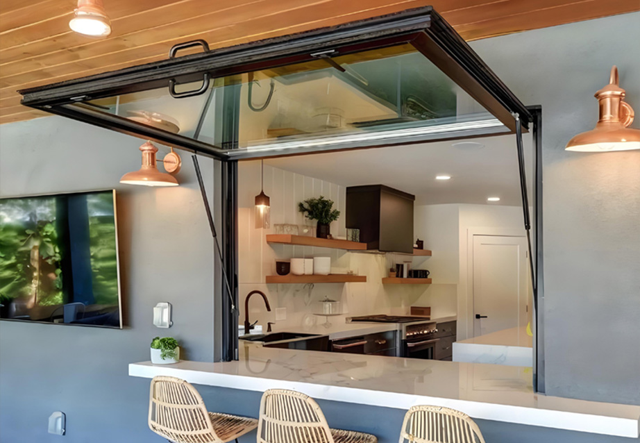 Outer-hung window